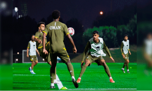 ഒമാൻ ടീം അംഗങ്ങൾ ഖത്തറിൽ പരിശീലനത്തിൽ ഒമാൻ ടീം അംഗങ്ങൾ ഖത്തറിൽ പരിശീലനത്തിൽ