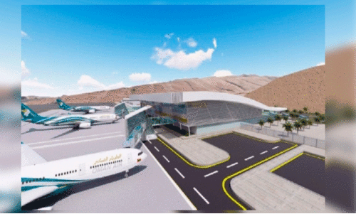 മു​സ​ന്ദം വി​മാ​ന​ത്താ​വ​ള​ത്തി​ന്‍റെ രൂ​പ​രേ​ഖ