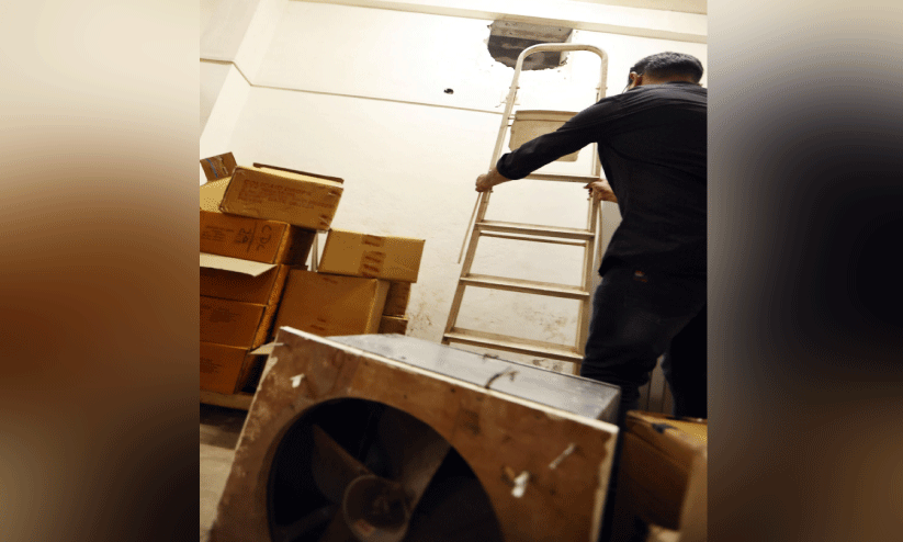 മരുന്ന് മൊത്തവ്യാപാര കേന്ദ്രത്തിന്റെ ചുമർ   കുത്തിത്തുറന്ന് കവർച്ച