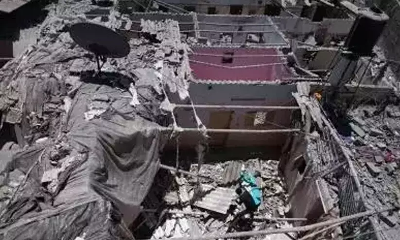 ഗ​സ്സ​യി​ൽ ഇ​സ്രാ​യേ​ൽ വ്യോ​മാ​ക്ര​മ​ണ​ത്തി​ൽ 16 മ​ര​ണം