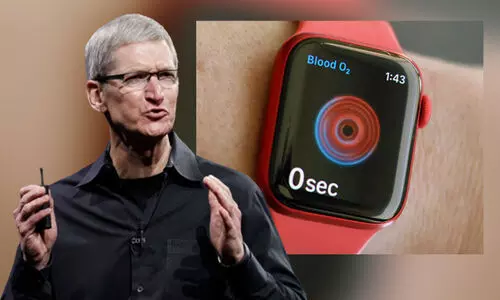 പേറ്റന്റ് യുദ്ധത്തിൽ തോറ്റമ്പി; ആപ്പിൾ ‘ഓക്സിജൻ’ ഫീച്ചറില്ലാതെ വാച്ച് വിൽക്കും