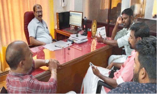 കുടിവെള്ളക്ഷാമം; പഞ്ചായത്ത് സെക്രട്ടറിയെ പൂട്ടിയിട്ടു