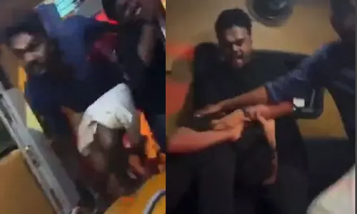 മഹാരാജാസിലെ സംഘർഷം: ഫ്രറ്റേണിറ്റി, കെ.എസ്‍.യു പ്രവര്‍ത്തകരെ എസ്.എഫ്.ഐക്കാര്‍ ആംബുലന്‍സില്‍ കയറി മർദിക്കുന്ന ദൃശ്യങ്ങൾ പുറത്ത്