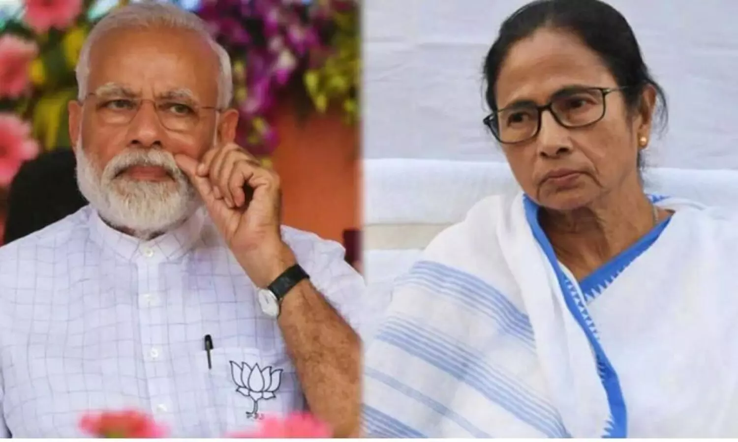 Mamata Banerjee and Modi
