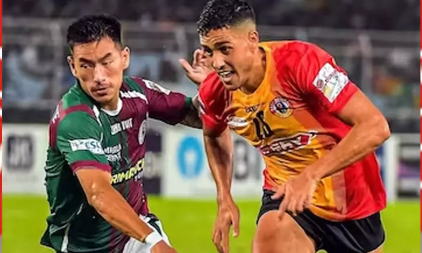 സൂപ്പർ കപ്പ്: ഇൗസ്റ്റ്ബംഗാൾ സെമിയിൽ; മോഹൻ ബഗാനെ വീഴ്ത്തിയത് 3-1ന് സൂപ്പർ കപ്പ്: ഇൗസ്റ്റ്ബംഗാൾ സെമിയിൽ; മോഹൻ ബഗാനെ വീഴ്ത്തിയത് 3-1ന്