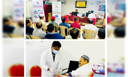 സമസ്ത ബഹ്റൈൻ ശിഫ അൽ ജസീറ ഹോസ്പിറ്റലിൽ സംഘടിപ്പിച്ച മെഡിക്കൽ ക്യാമ്പ്