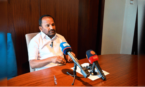 ഒമാൻ-തൃശൂർ ഓർഗനൈസേഷൻ സംഘടിപ്പിച്ച വാർത്താ സമ്മേളനത്തിൽ ടി.​എ​ൻ. പ്ര​താ​പ​ൻ എം.​പി