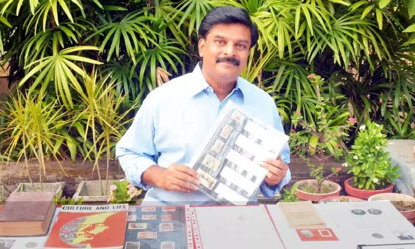 ഫെസ്റ്റസ് മനോജ് ലെനിൻ സ്റ്റാമ്പുകളുടെ അപൂർവശേഖരവുമായി ഫെസ്റ്റസ് മനോജ് ലെനിൻ സ്റ്റാമ്പുകളുടെ അപൂർവശേഖരവുമായി