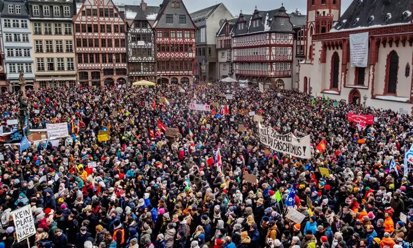 Germany anti immigrants Protest