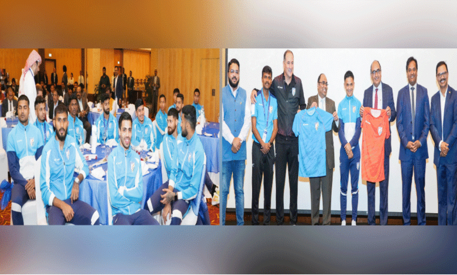 ഇ​ന്ത്യ​ൻ ഫു​ട്ബാ​ൾ ടീ​മി​ന് ക​മ്യൂ​ണി​റ്റി സ്വീ​ക​ര​ണം