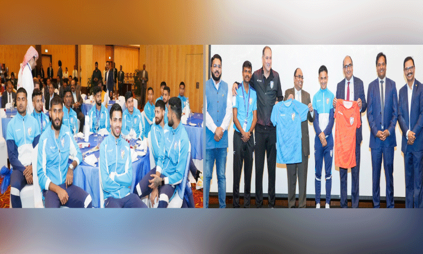 ഇന്ത്യൻ ഫുട്ബാൾ ടീമിന് കമ്യൂണിറ്റി സ്വീകരണം ഇന്ത്യൻ ഫുട്ബാൾ ടീമിന് കമ്യൂണിറ്റി സ്വീകരണം