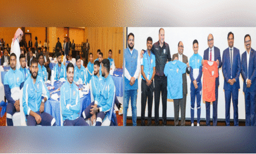 ഇ​ന്ത്യ​ൻ ഫു​ട്ബാ​ൾ ടീ​മി​ന് ക​മ്യൂ​ണി​റ്റി സ്വീ​ക​ര​ണം