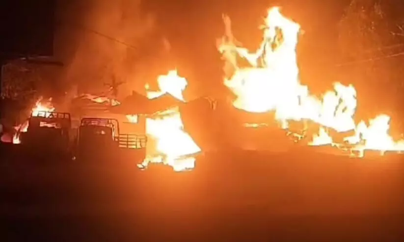 cherpulassery fire 87987