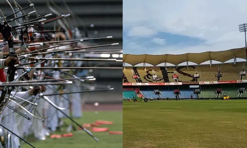 രാജ്യാന്തര കായിക ഉച്ചകോടി: ആവേശം പകർന്ന് അമ്പെയ്ത്ത്, കിക്ക് ബോക്സിങ് മത്സരങ്ങൾ രാജ്യാന്തര കായിക ഉച്ചകോടി: ആവേശം പകർന്ന് അമ്പെയ്ത്ത്, കിക്ക് ബോക്സിങ് മത്സരങ്ങൾ