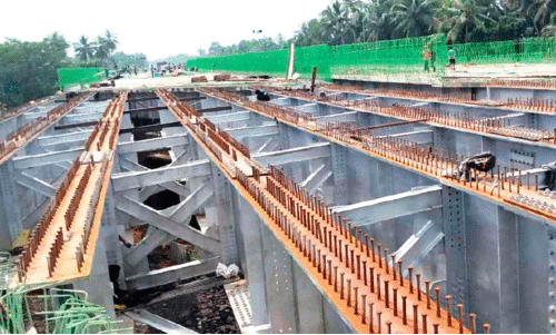 മാഹി ബൈപാസ്: ബാലം പാലം അന്തിമഘട്ടത്തിൽ