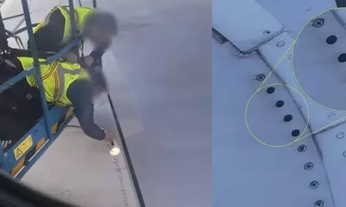 ചിറകിലെ സ്ക്രൂ കാണാനില്ല; ടേക്ക് ഓഫിന് മിനിറ്റുകൾ മാത്രം ശേഷിക്കെ വിമാനം റദ്ദാക്കി