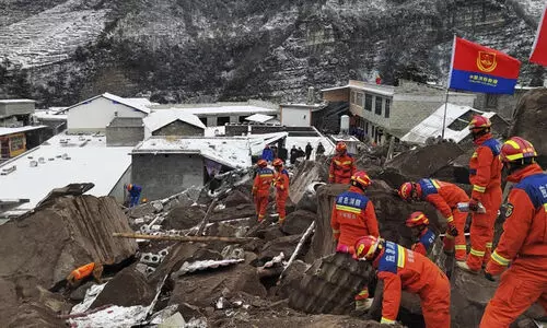 ചൈ​ന​യി​ലെ മ​ണ്ണി​ടി​ച്ചി​ൽ; മ​ര​ണം 31