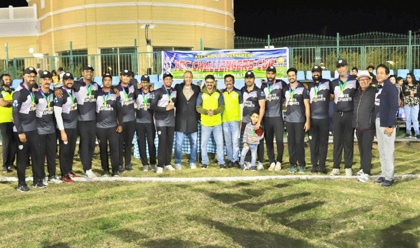 ‘ടെക് ചലഞ്ചേഴ്സ് കപ്പ് 2024’ ക്രിക്കറ്റ്: വൈറ്റ് എലിഫന്റ്സ് ജേതാക്കൾ ‘ടെക് ചലഞ്ചേഴ്സ് കപ്പ് 2024’ ക്രിക്കറ്റ്: വൈറ്റ് എലിഫന്റ്സ് ജേതാക്കൾ