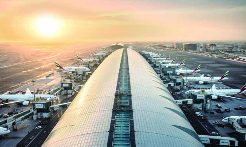 ദു​ബൈ ലോ​ക​ത്തെ ഏ​റ്റ​വും തി​ര​ക്കേ​റി​യ വി​മാ​ന​ത്താ​വ​ളം