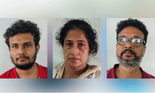 യുവതിയുടെ ആത്മഹത്യ;  ഭർത്താവും മാതാപിതാക്കളും അറസ്റ്റിൽ