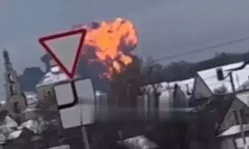 യുക്രൈന്‍ യുദ്ധത്തടവുകാരുമായി പോയ റഷ്യന്‍ സൈനികവിമാനം തകര്‍ന്നുവീണു; 74 മരണം