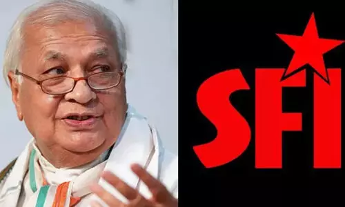 SFI protests, governor