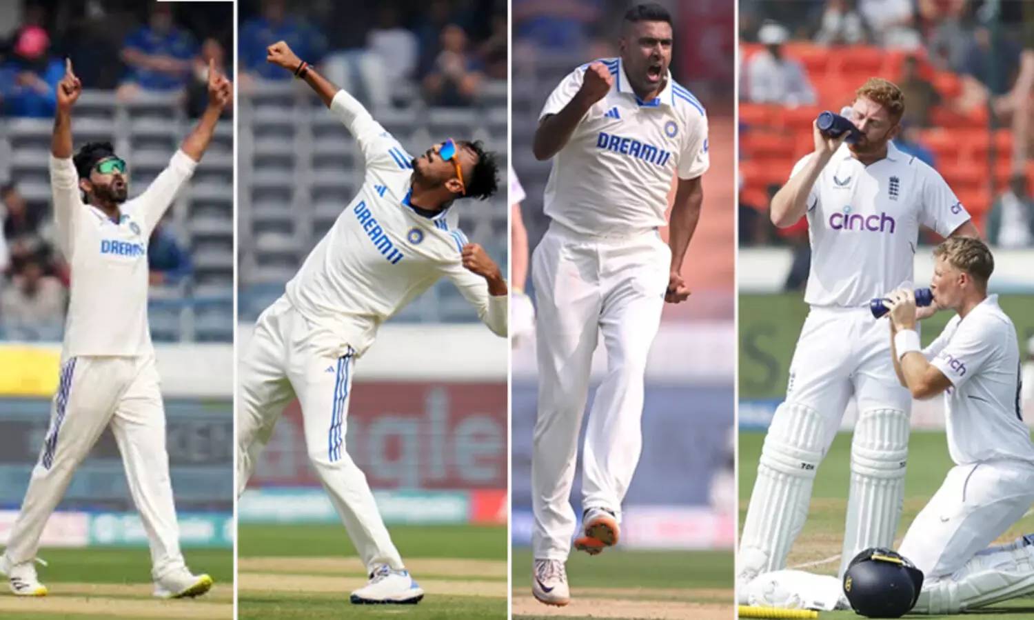 ഇന്ത്യയുടെ സ്പിൻ കെണിയിൽ ഇംഗ്ലണ്ട് വീണു; 8 ന് 215