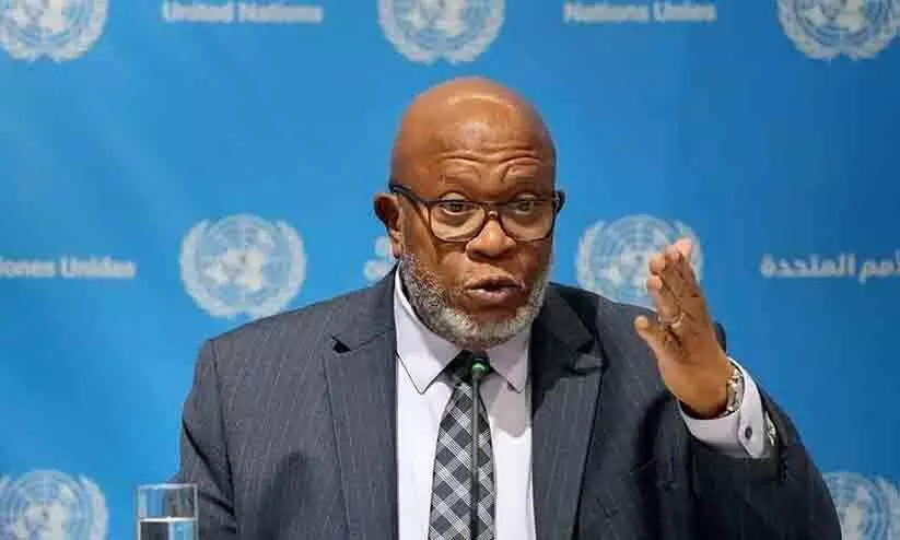 UNGA president Dennis Francis UNGA president Dennis Francis