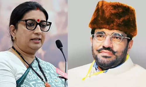 MP Abdussamad Samadani, Smriti Irani