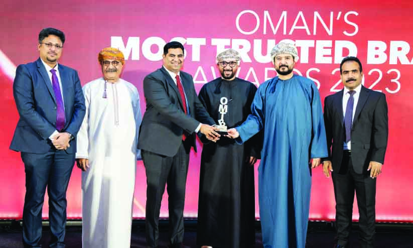 ഒ​മാ​നി​ലെ ഏ​റ്റ​വും വി​ശ്വ​സ്ത ബ്രാ​ൻ​ഡ്: ലു​ലു എ​ക്സ്​​ചേ​ഞ്ചി​ന്​ പു​ര​സ്കാ​രം