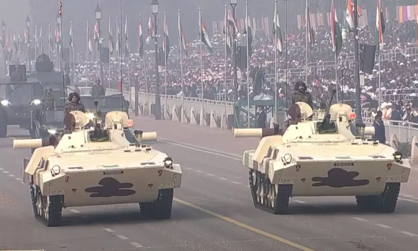 രാജ്യം റിപ്പബ്ലിക് ദിനാഘോഷ നിറവിൽ; കർത്തവ്യ പഥിൽ വർണാഭമായ പരേഡ് ആരംഭിച്ചു