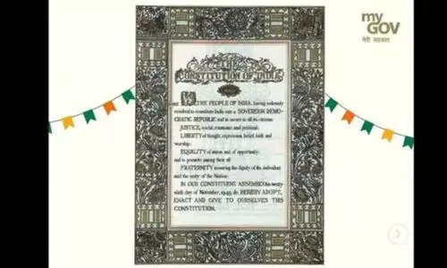 ഭരണഘടനയുടെ ആമുഖത്തിൽ നിന്ന് സോഷ്യലിസവും, മതേതരത്വവും വെട്ടി കേന്ദ്ര സർക്കാർ