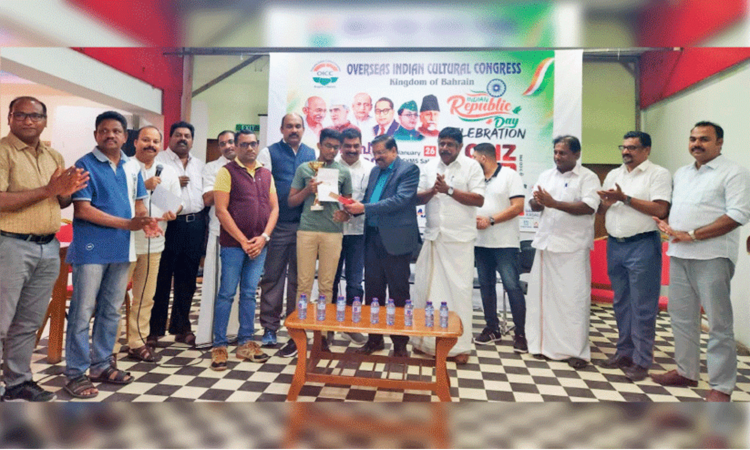 ഒ.​ഐ.​സി.​സി  ആ​ഭി​മു​ഖ്യ​ത്തി​ൽ  ന​ട​ന്ന റി​പ്പ​ബ്ലി​ക് ദി​ന സ​മ്മേ​ള​നം