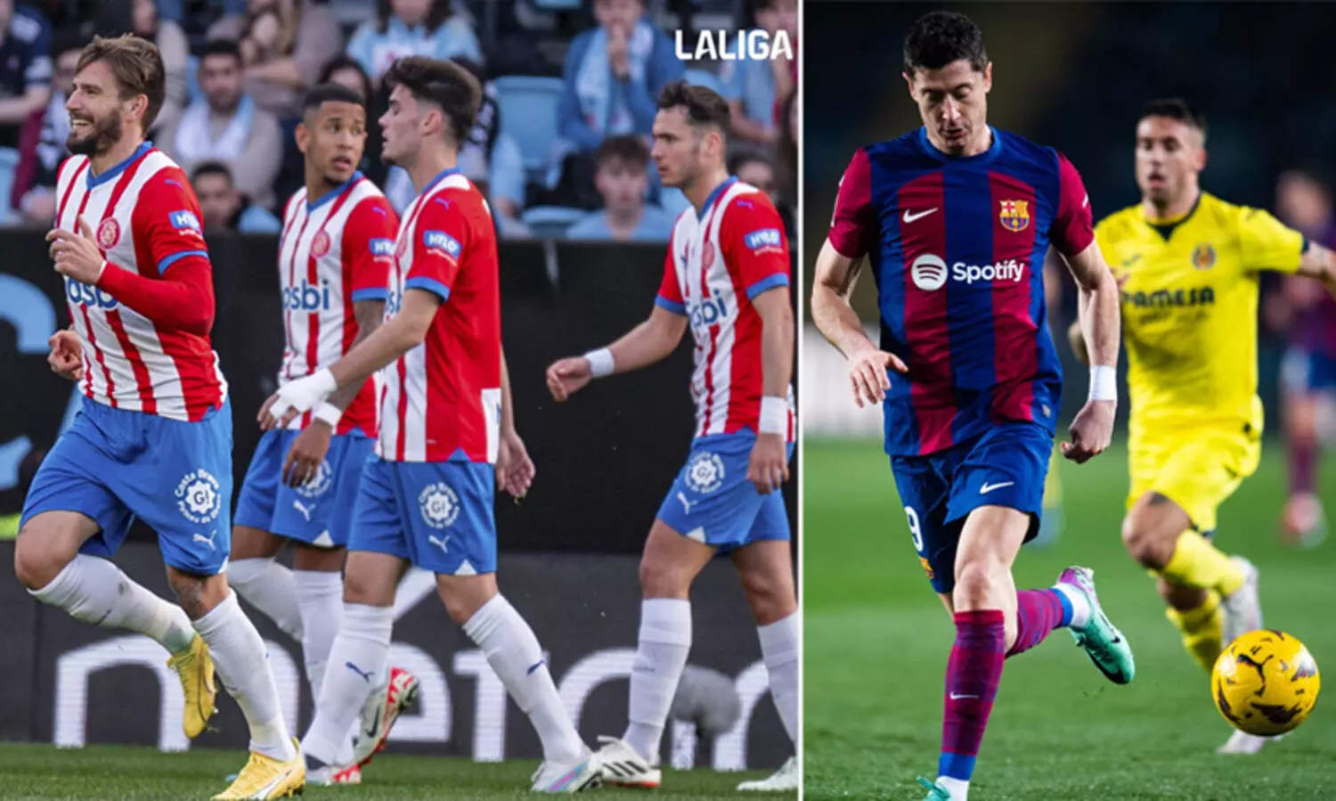 ലാലീഗയിൽ റയലിനെ മറികടന്ന് ജിറോണ വീണ്ടും ഒന്നാമത്; ബാഴ്സലോണക്ക് വിയ്യ റയൽ ഷോക്ക്