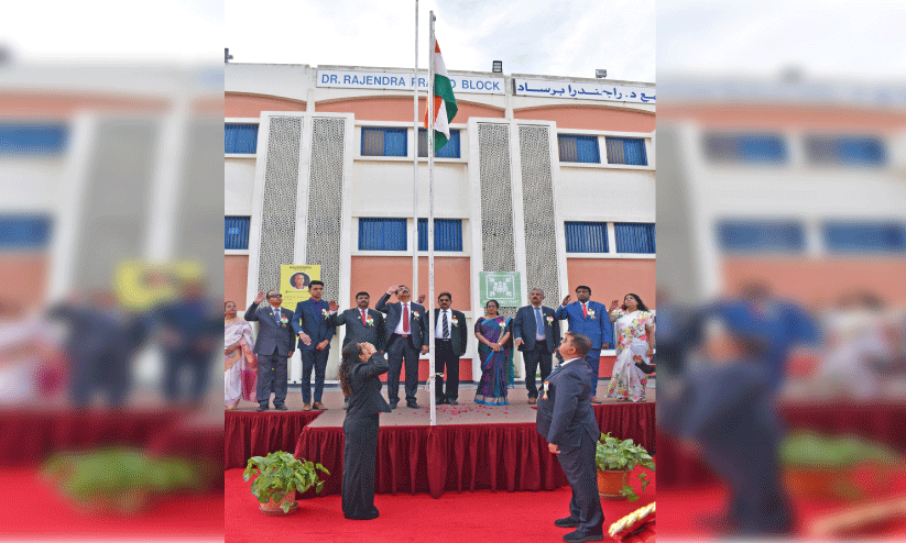 ഇ​ന്ത്യ​ൻ സ്കൂ​ളി​ൽ ന​ട​ന്ന റി​പ്പ​ബ്ലി​ക് ദി​നാ​ഘോ​ഷം