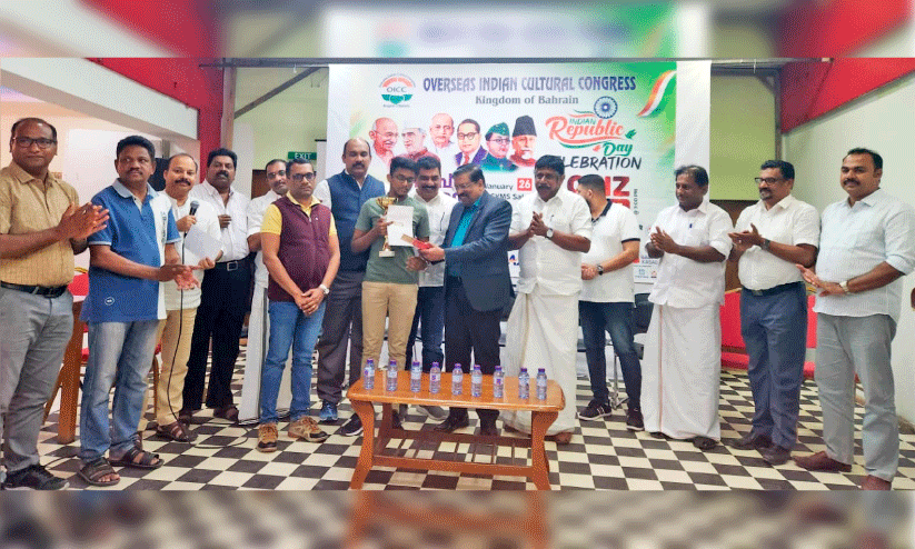 ഒ.ഐ.സി.സി ആഭിമുഖ്യത്തിൽ നടന്ന റിപ്പബ്ലിക് ദിന സമ്മേളനം ഒ.ഐ.സി.സി ആഭിമുഖ്യത്തിൽ നടന്ന റിപ്പബ്ലിക് ദിന സമ്മേളനം