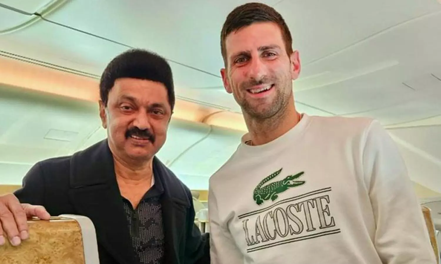 ‘ആകാശത്തൊരു വിസ്മയ കൂടിക്കാഴ്ച’; ദ്യോകോവിചിനൊപ്പമുള്ള ചിത്രം പങ്കുവെച്ച് എം.കെ സ്റ്റാലിൻ