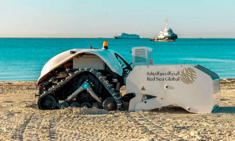 ബീ​ച്ചു​ക​ൾ ശു​ചീ​ക​രി​ക്കു​ന്ന റോ​ബോ​ട്ട്