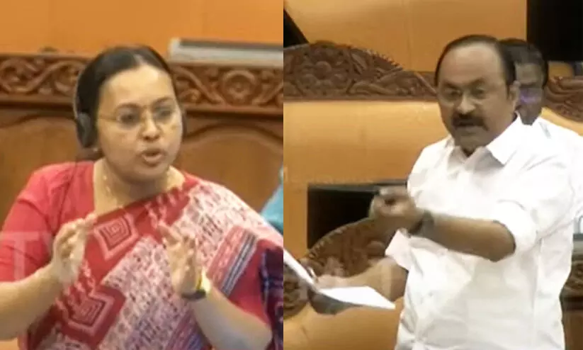 VD Satheesan -veena george