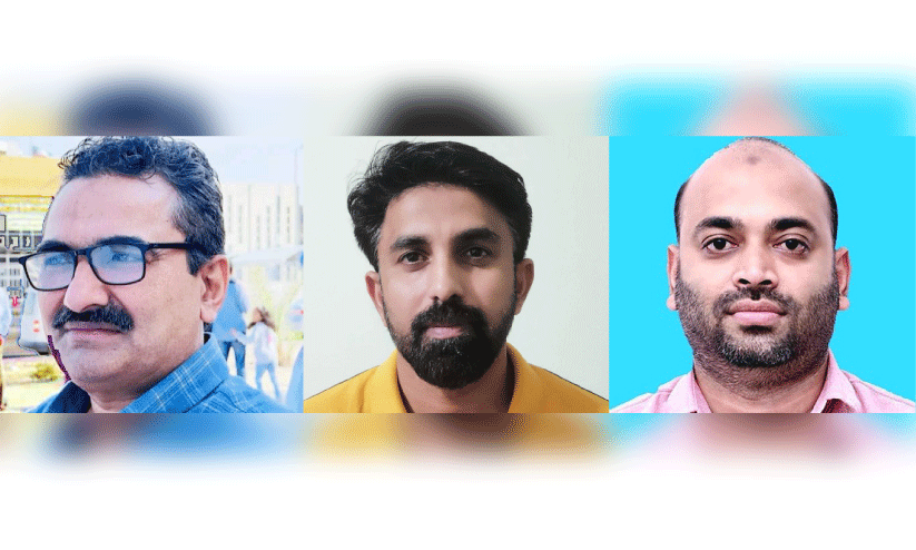 മുഹമ്മദ് ഇസ്മായിൽ, മുഹമ്മദ് റഫീഖ് , ഹാരിസ് അലി മുഹമ്മദ് ഇസ്മായിൽ, മുഹമ്മദ് റഫീഖ് , ഹാരിസ് അലി