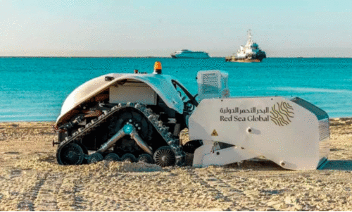 ബീ​ച്ചു​ക​ൾ ശു​ചീ​ക​രി​ക്കു​ന്ന റോ​ബോ​ട്ട്