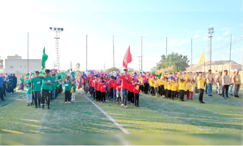 ജി​ദ്ദ അ​ൽ ഹു​ദ മദ്റസ സ്പോ​ർ​ട്സ് മീ​റ്റി​നോ​ട് അ​നു​ബ​ന്ധി​ച്ച്  ന​ട​ന്ന മാ​ർ​ച്ച്‌ പാ​സ്​​റ്റ്