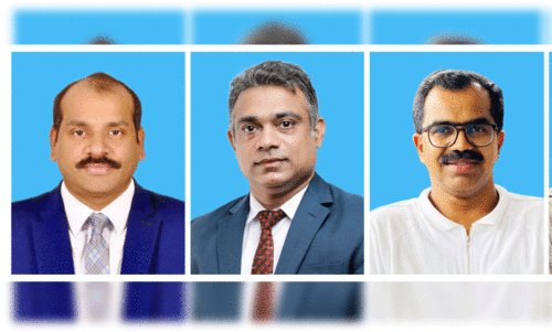 റാ​ഫി കൊ​യി​ലാ​ണ്ടി, കെ.​സി. ഷാ​ജു, ഫൈ​സ​ൽ പൂ​നൂ​ർ