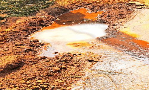 കുടിവെള്ള വിതരണം മുടക്കി ഗ്യാസ് പൈപ്പ് ലൈൻ പ്രവൃത്തി