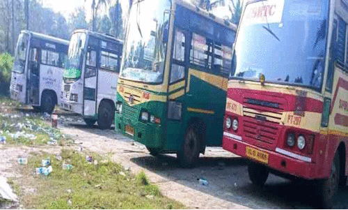 പെരിക്കല്ലൂരിൽനിന്നും ദീർഘദൂര ബസുകൾ റദ്ദാക്കി; വൻപ്രതിഷേധം
