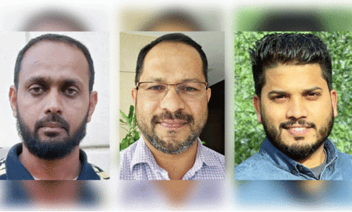 യൂ​നു​സ് കെ.​പി, അ​ഷ്റ​ഫ് കോ​യാ​ൻ, ജ​വാ​ദ് ന​ദീ​ർ