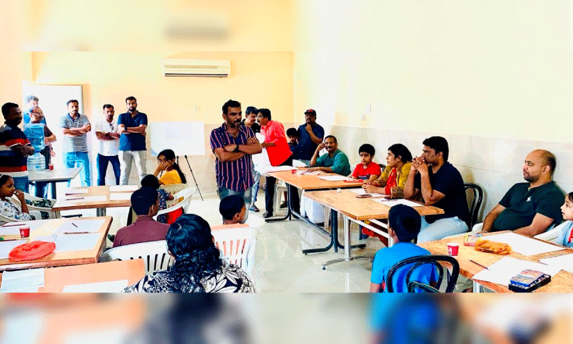 റാ​ക് സെ​റാ​മി​ക്സ് മ​ല​യാ​ള സൗ​ഹൃ​ദ​വേ​ദി​യു​ടെ  ആ​ഭി​മു​ഖ്യ​ത്തി​ല്‍ ന​ട​ന്ന ചി​ത്ര​ര​ച​ന പ​രി​ശീ​ല​ന മ​ത്സ​രം