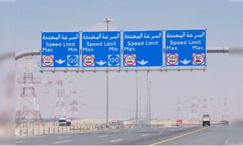 മി​നി​മം വേ​ഗ​ത 120 കി​ലോ​മീ​റ്റ​ര്‍; ലം​ഘി​ച്ചാ​ൽ 400 ദി​ർ​ഹം പി​ഴ