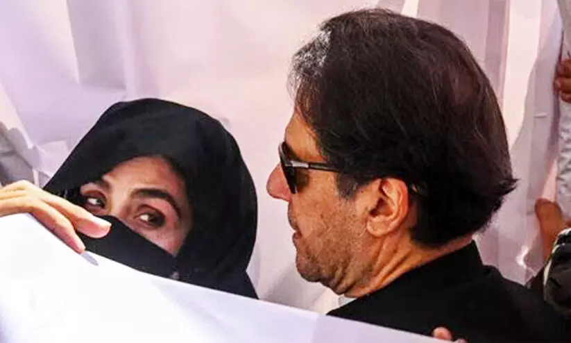 Imran Khan, wife Bushra Bibi