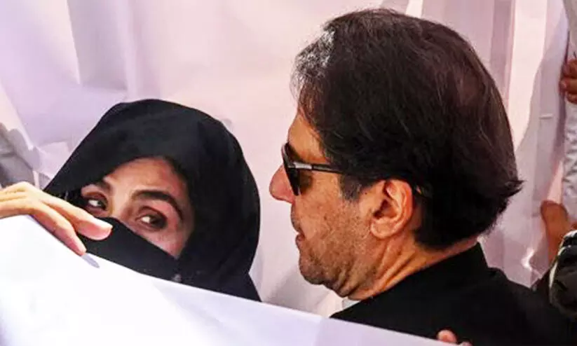 Imran Khan, wife Bushra Bibi Imran Khan, wife Bushra Bibi